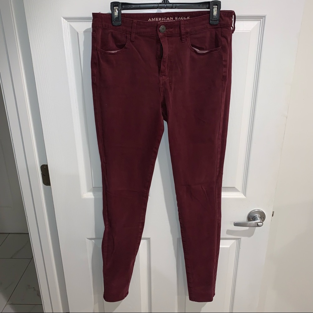 American Eagle Women’s Garnet Hi-Rise Jegging Jeans Size 8 X-Long